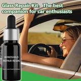 Professional Windshield & Glass Repair Kit — Invisible Crack & Chip Fix (Pack of 2)