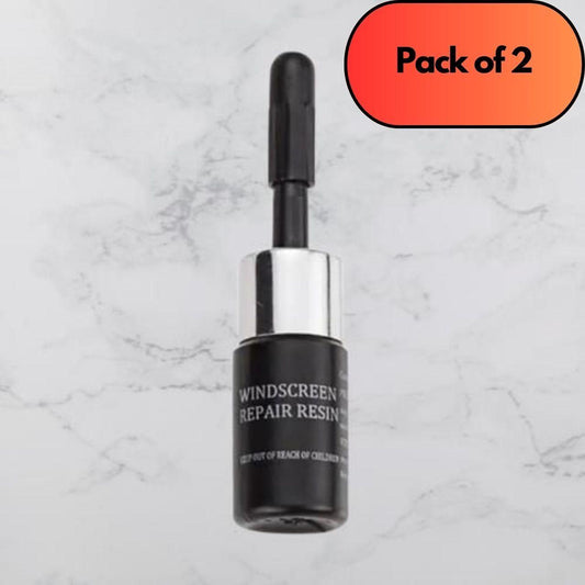 Professional Windshield & Glass Repair Kit — Invisible Crack & Chip Fix (Pack of 2)