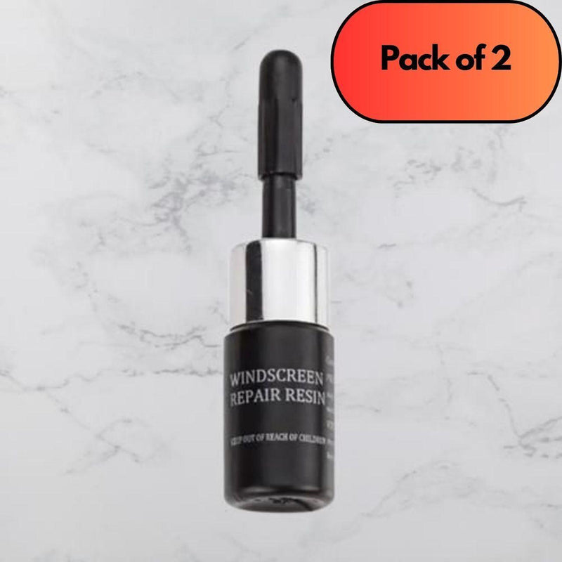 Professional Windshield & Glass Repair Kit — Invisible Crack & Chip Fix (Pack of 2)