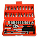 Hardware Tools- 46 in 1 Multi Purpose Combination Screwdriver Socket Kit