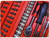 Hardware Tools- 46 in 1 Multi Purpose Combination Screwdriver Socket Kit