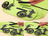 2-in-1 Foldable Shopping Trolley Bag - Heavy-Duty Reusable Grocery Cart