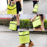 2-in-1 Foldable Shopping Trolley Bag - Heavy-Duty Reusable Grocery Cart