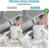 3-in-1 Cordless Electric Scrubbing Brush — Turbo Motor, Waterproof, Rechargeable