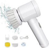 3-in-1 Cordless Electric Scrubbing Brush — Turbo Motor, Waterproof, Rechargeable