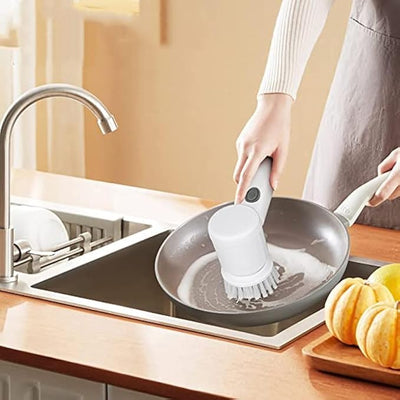 3-in-1 Cordless Electric Scrubbing Brush — Turbo Motor, Waterproof, Rechargeable