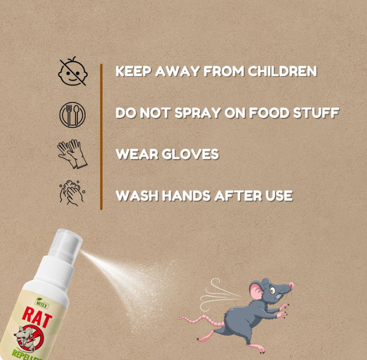 rat repellent spray(Pack of 3)
