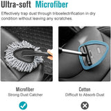 Plastic Multi-Functional Car Duster Cleaning Dirt Dust Clean Brush Dusting Tool Mop