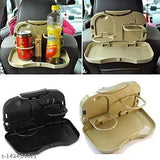 Portable Car Back Seat Hanging Dining Tray Stand Car Back Seat Cup Table Tray Holder