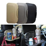 Portable Car Back Seat Hanging Dining Tray Stand Car Back Seat Cup Table Tray Holder