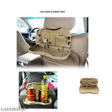 Portable Car Back Seat Hanging Dining Tray Stand Car Back Seat Cup Table Tray Holder
