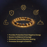Tiger Eye Yellow Crystal Healing Stone Bracelet